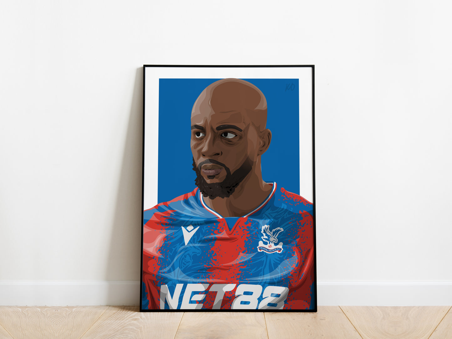 Jean-Philippe Mateta Portrait Crystal Palace Poster - KDDesigns6