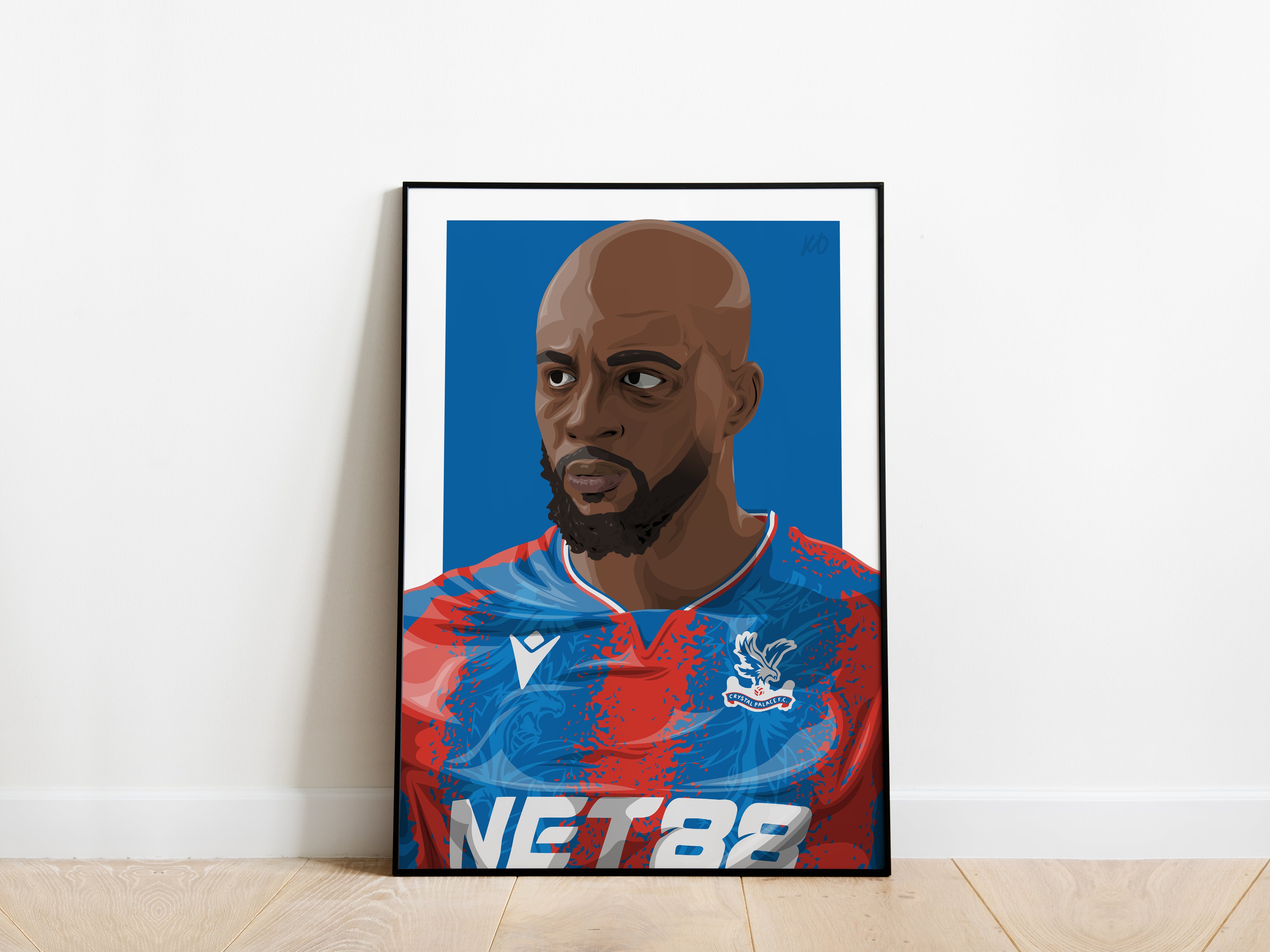 Jean-Philippe Mateta Portrait Crystal Palace Poster - KDDesigns6