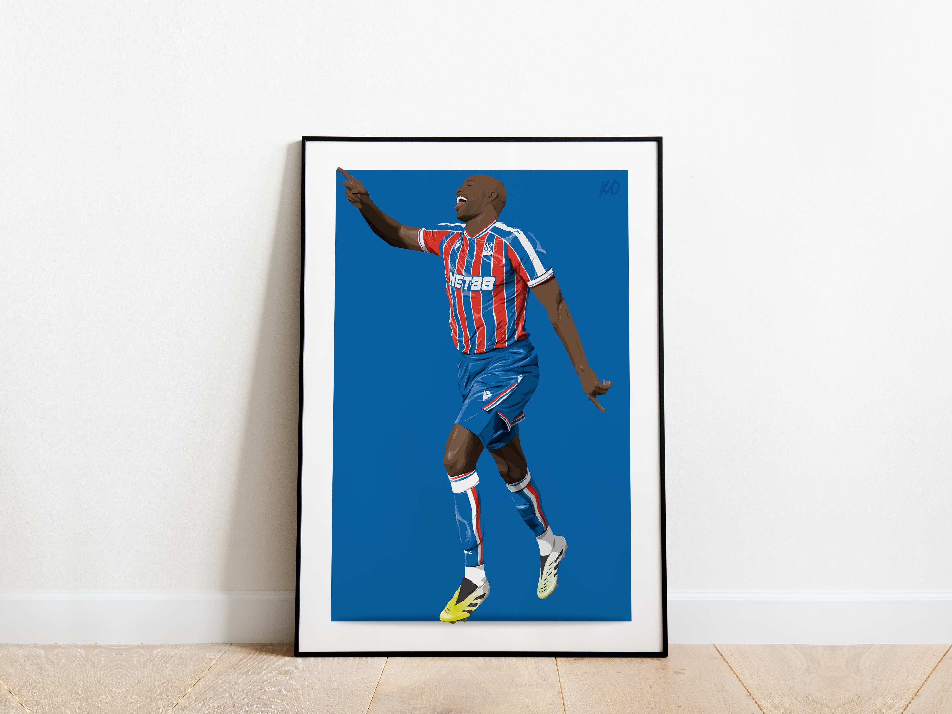 Jean-Philippe Mateta 25/26 Crystal Palace Poster - KDDesigns6
