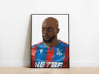 Jean-Philippe Mateta Portrait Crystal Palace Poster - KDDesigns6