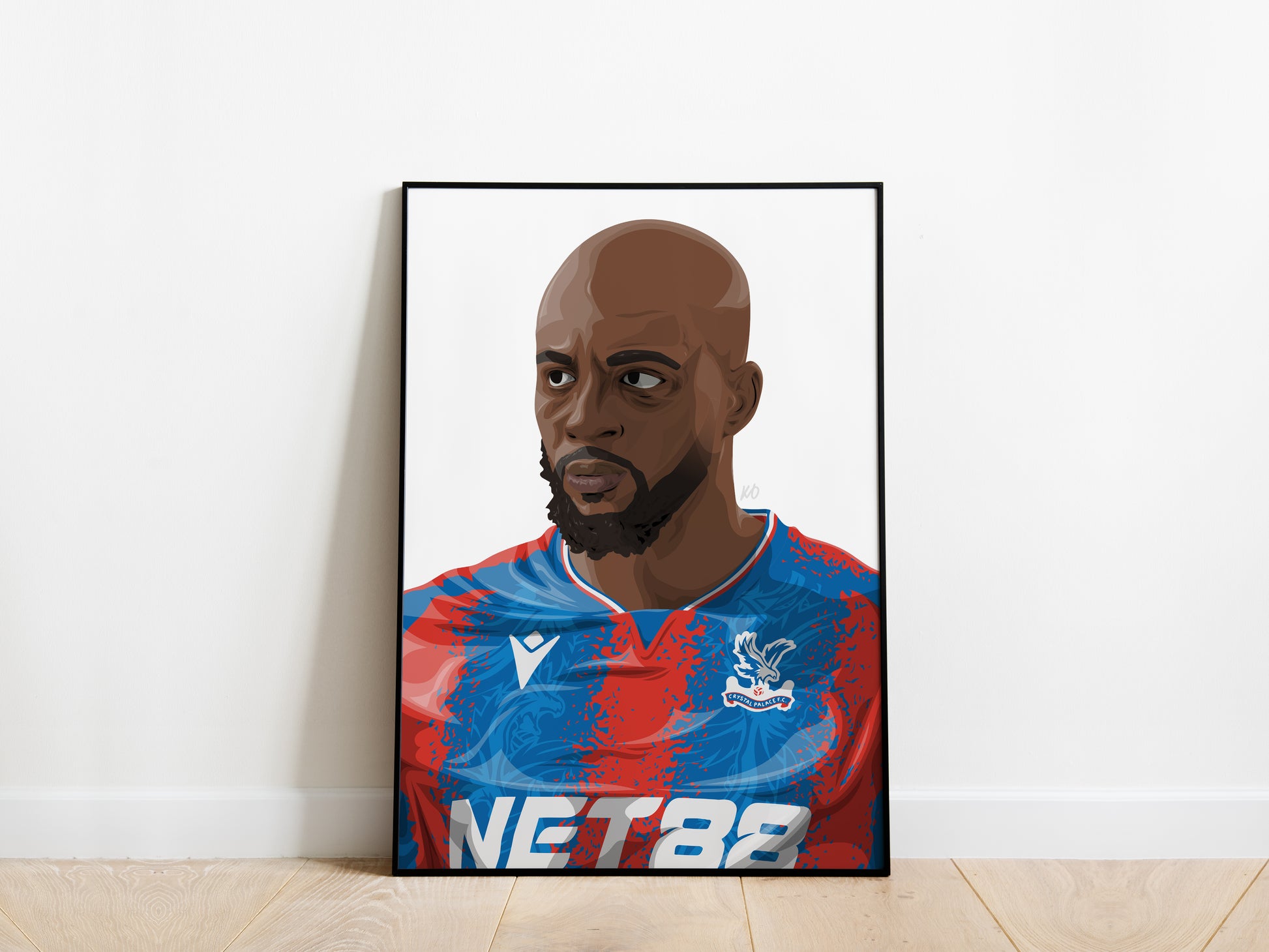 Jean-Philippe Mateta Portrait Crystal Palace Poster - KDDesigns6