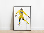 Jean-Philippe Mateta Corner Flag Celebration Crystal Palace Poster - KDDesigns6