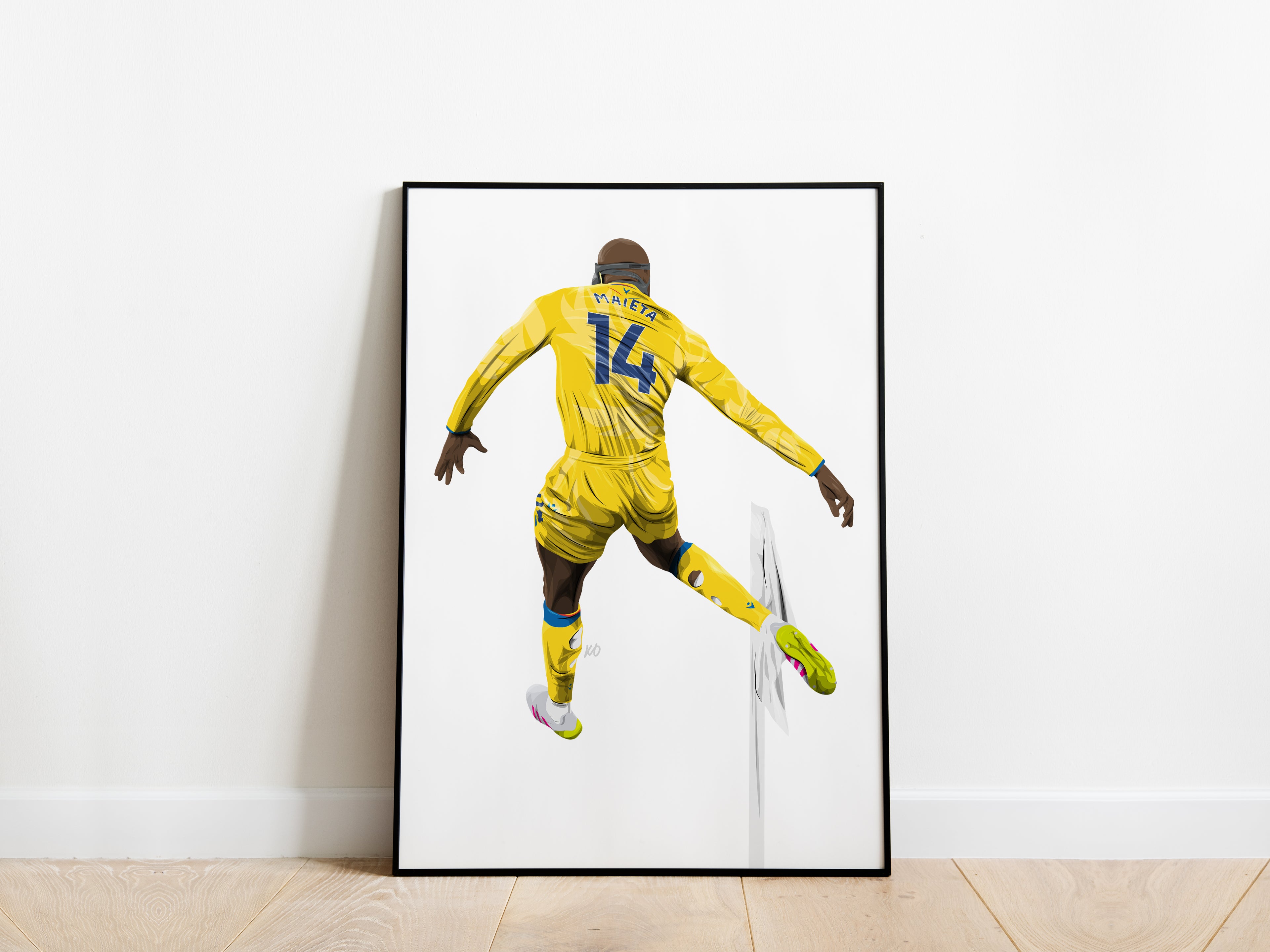 Jean-Philippe Mateta Corner Flag Celebration Crystal Palace Poster - KDDesigns6