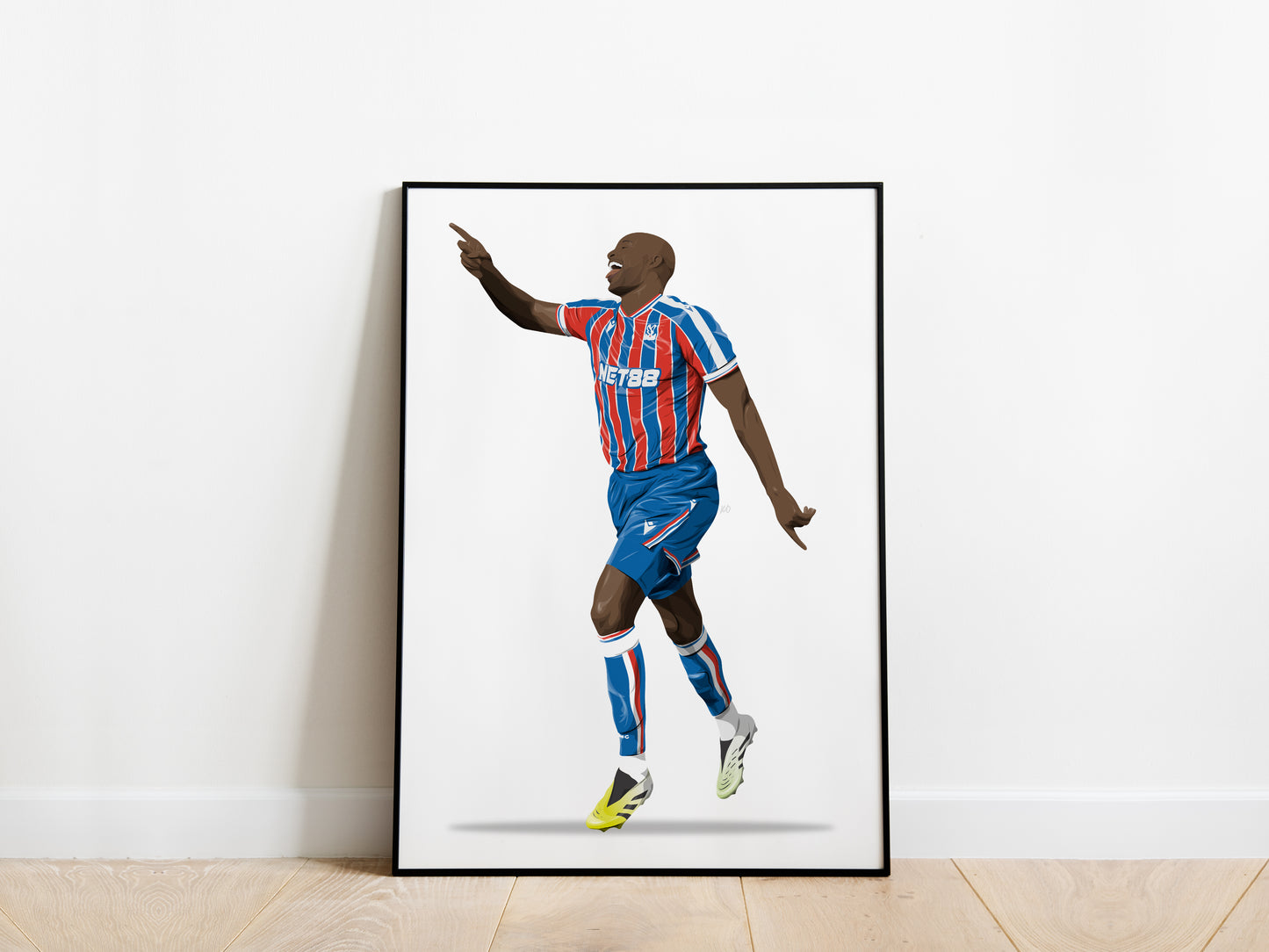 Jean-Philippe Mateta 25/26 Crystal Palace Poster - KDDesigns6