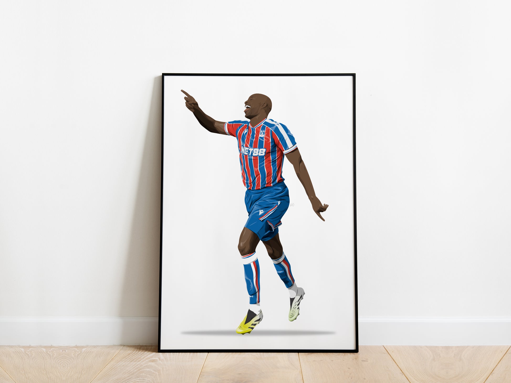 Jean-Philippe Mateta 25/26 Crystal Palace Poster - KDDesigns6