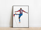 Jean-Philippe Mateta Crystal Palace Corner Flag Celebration Poster - KDDesigns6