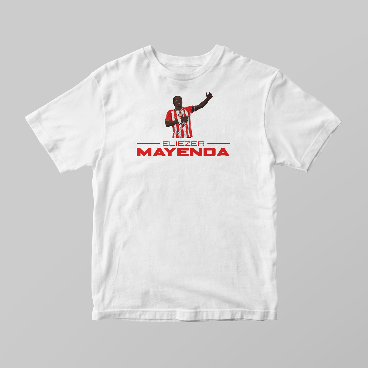 Eliezer Mayenda Sunderland AFC Graphic T-Shirt | Premium Printed Tee - KDDesigns6