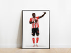 Eliezer Mayenda Celebration Sunderland AFC Poster - KDDesigns6
