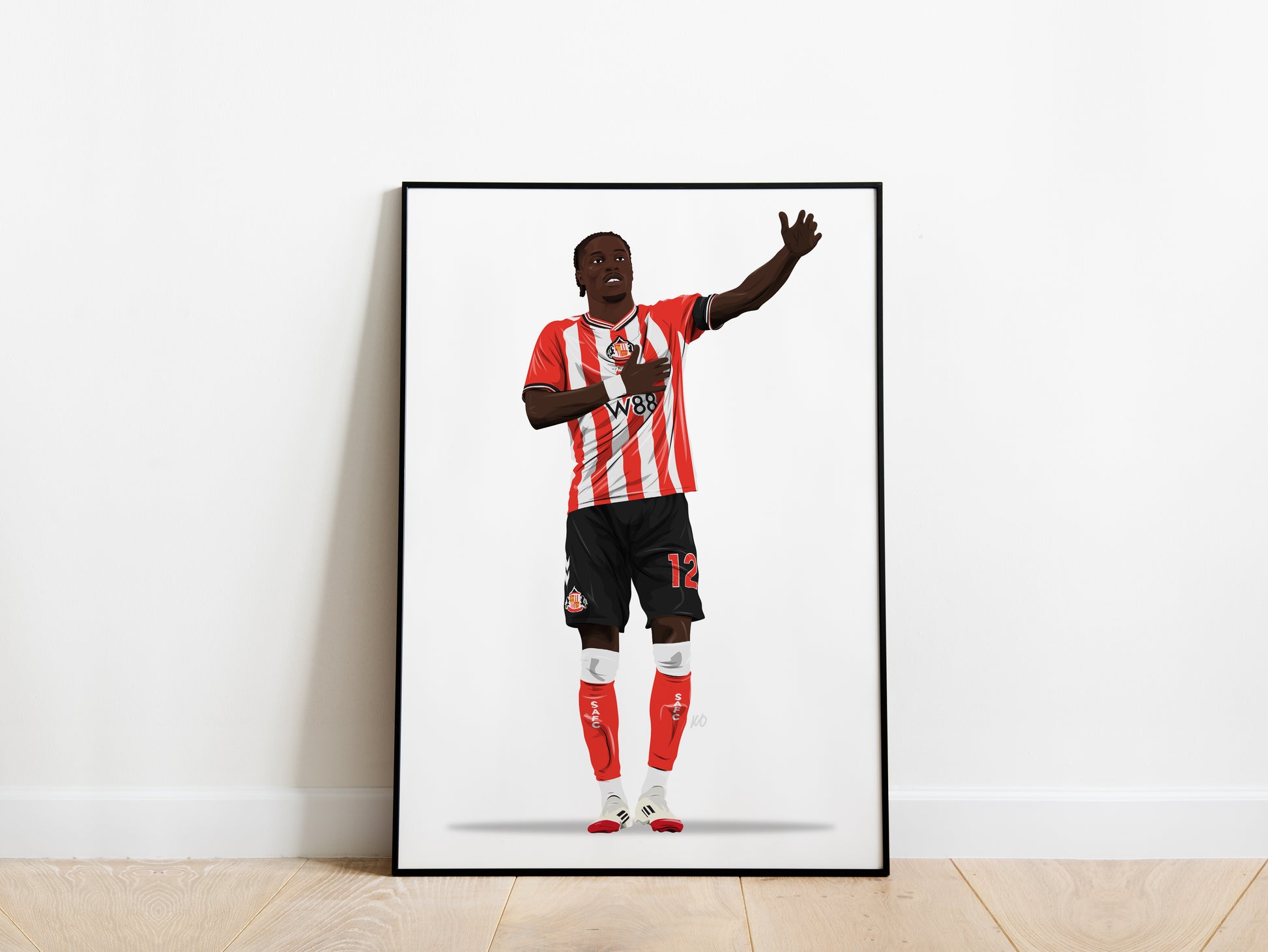 Eliezer Mayenda Celebration Sunderland AFC Poster - KDDesigns6
