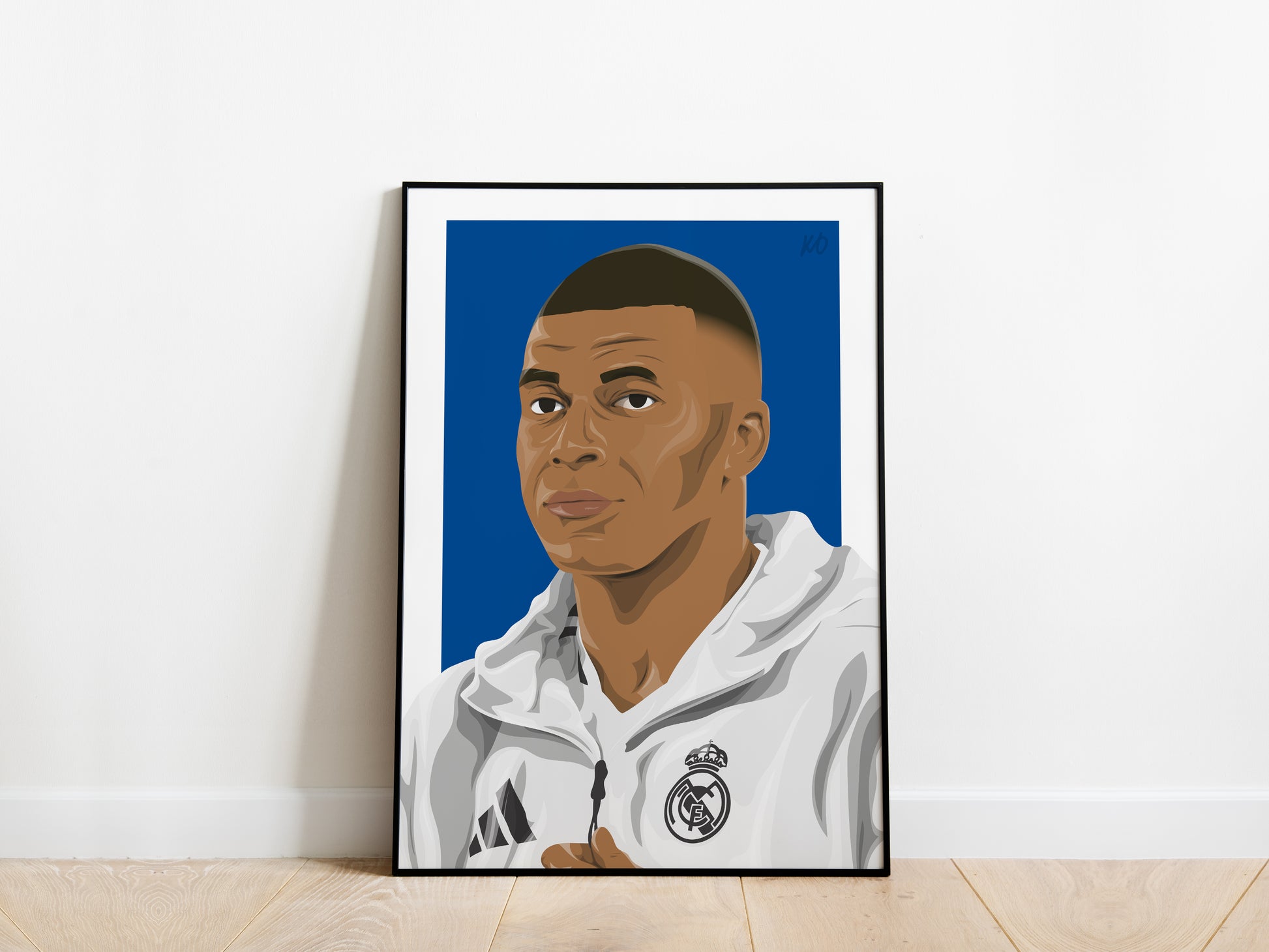 Kylian Mbappe Real Madrid Poster - KDDesigns6