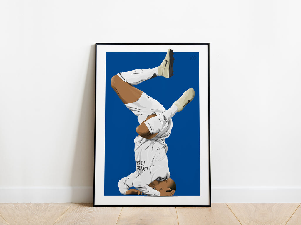 Kylian Mbappe Funny Portrait Real Madrid Poster - KDDesigns6