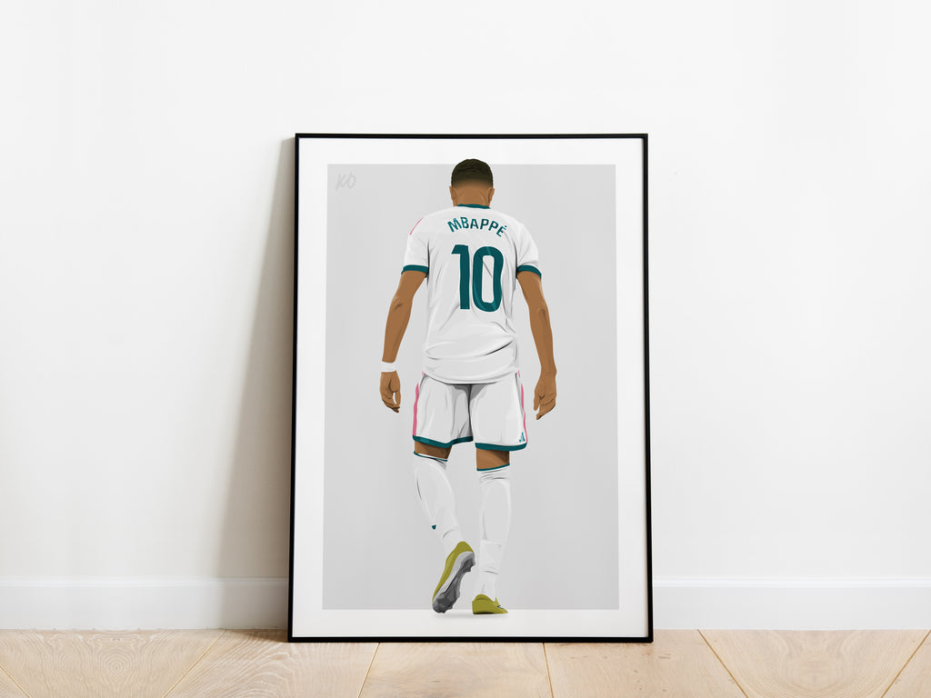 Kylian Mbappe 26/27 Real Madrid Poster