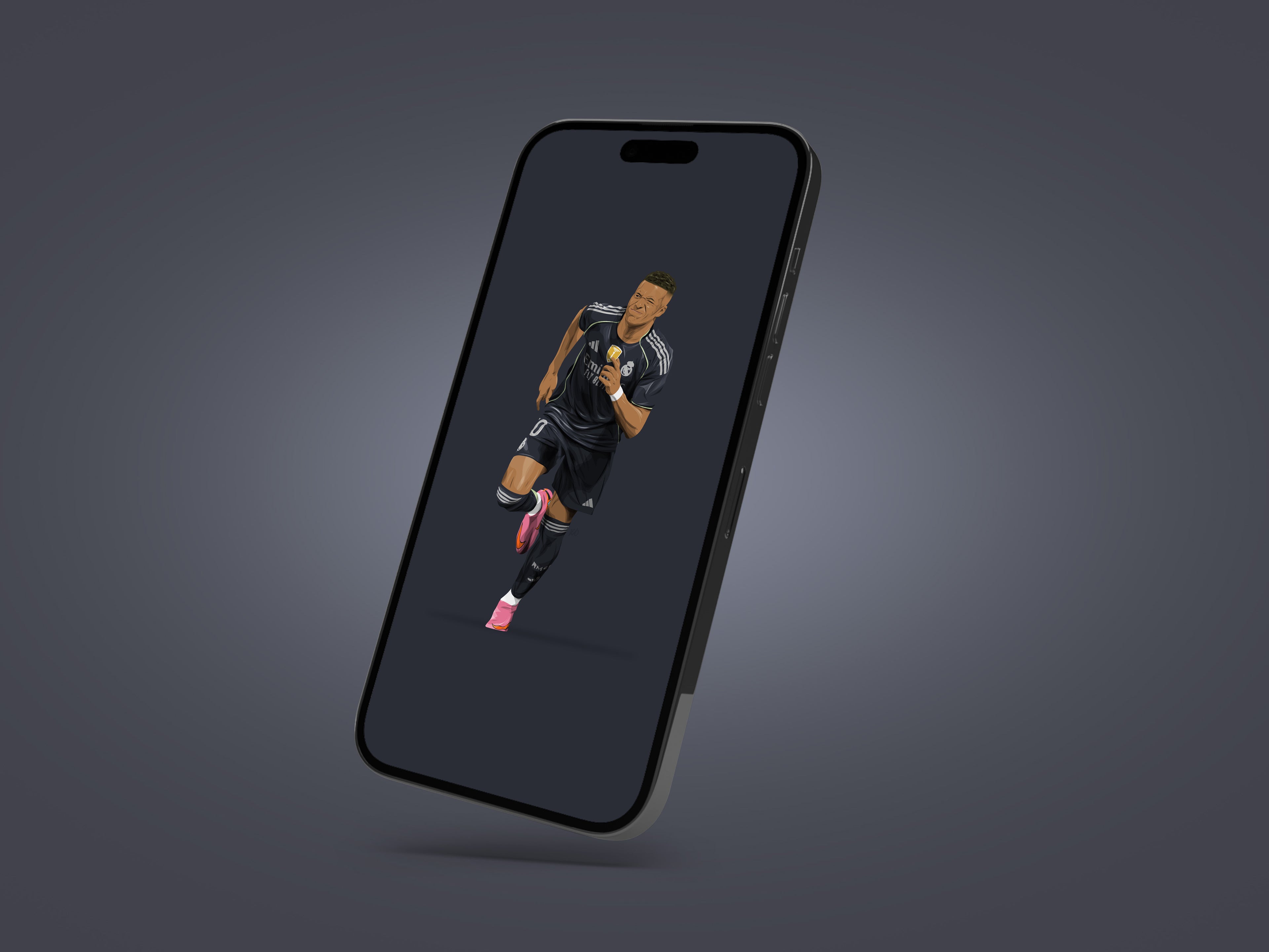 Kylian Mbappe Real Madrid Wallpaper - KDDesigns6