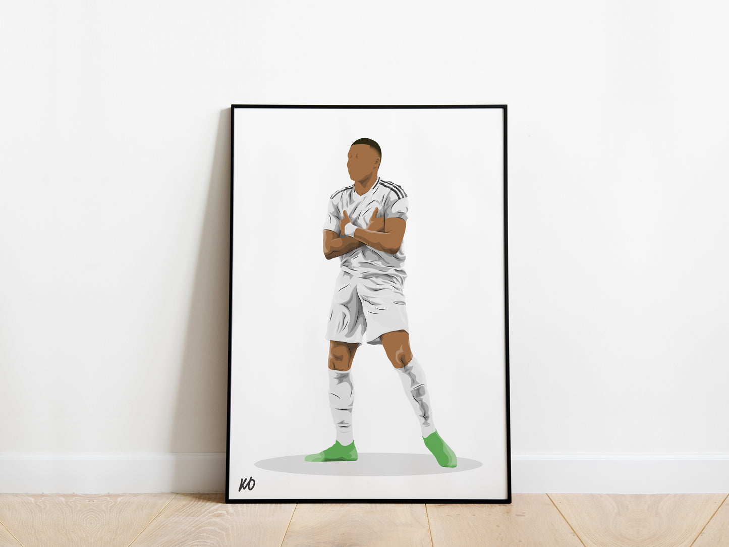Kylian Mbappe Real Madrid Poster