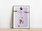 Bryan Mbeumo 25/26 Manchester United Poster - KDDesigns6