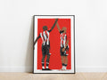 Yoane Wissa, Bryan Mbeumo Celebration Brentford Poster - KDDesigns6