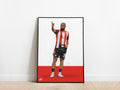 Bryan Mbeumo 24/25 Brentford Poster - KDDesigns6