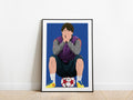 Lionel Messi Champions League FC Barcelona Poster - KDDesigns6