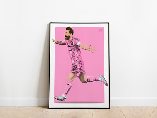Lionel Messi Club World Cup Inter Miami Poster