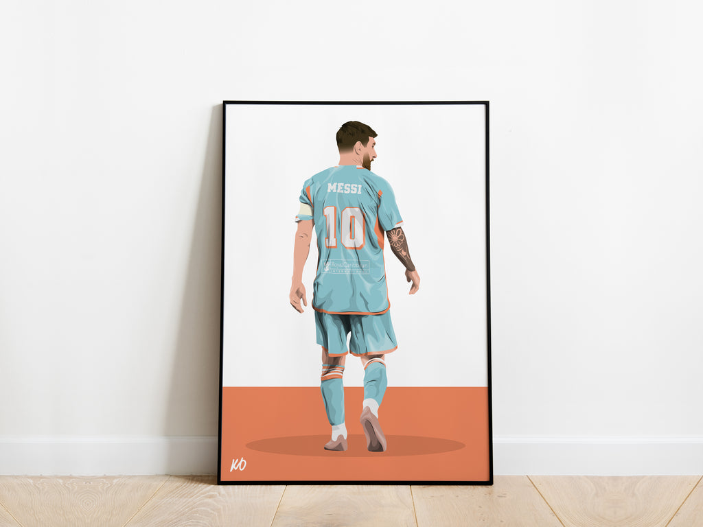 Lionel Messi Third Kit Inter Miami Poster - KDDesigns6