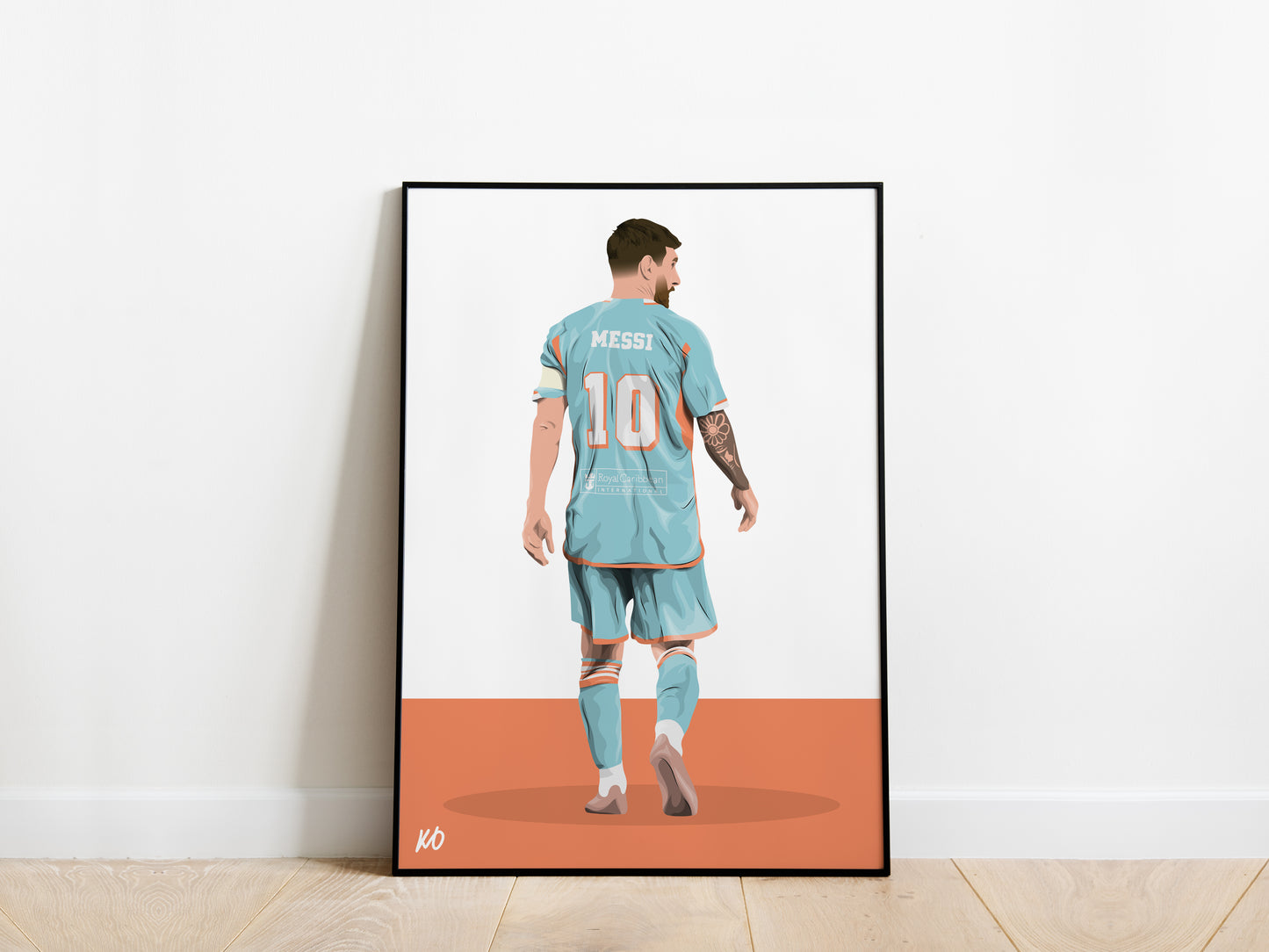 Lionel Messi Third Kit Inter Miami Poster