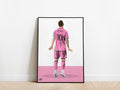 Lionel Messi Iron Man Celebration Inter Miami Poster - KDDesigns6