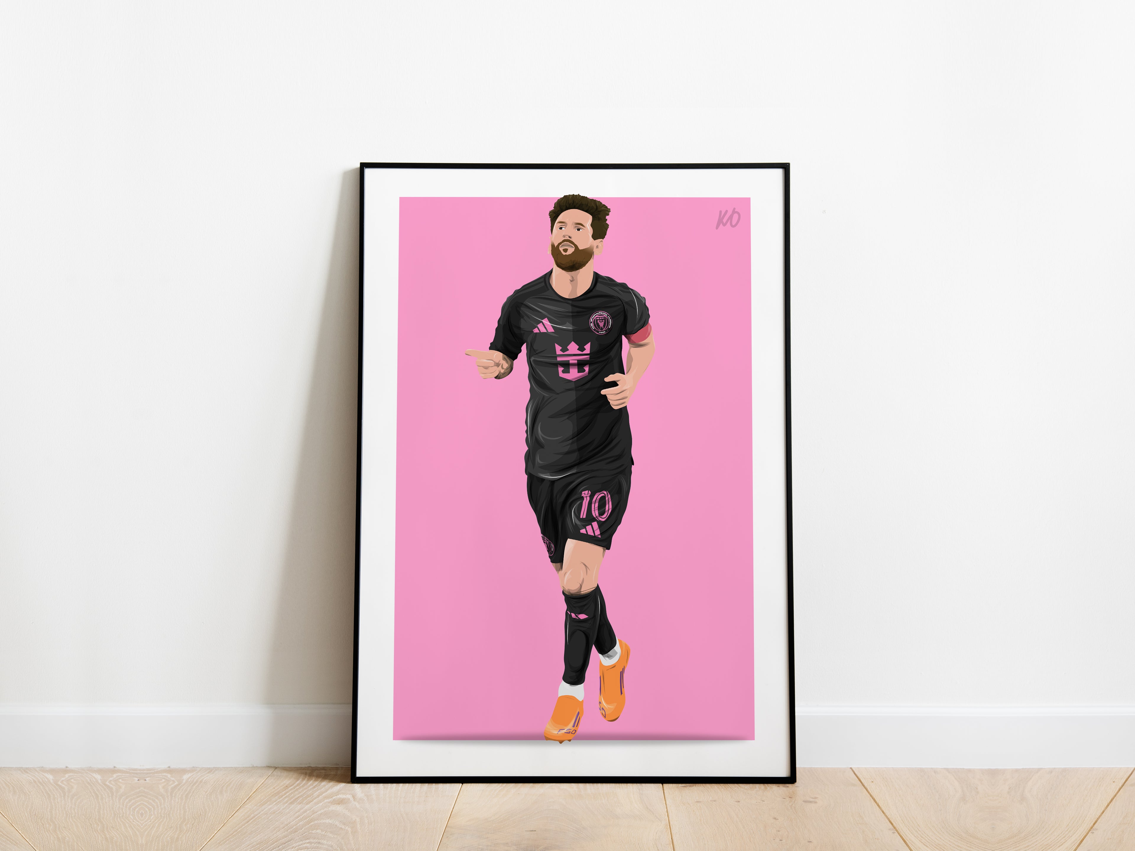 Lionel Messi Celebration Inter Miami Poster - KDDesigns6