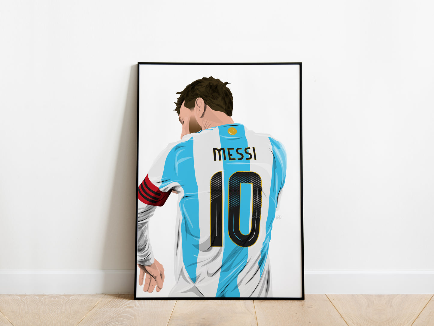 Lionel Messi '10' Argentina Poster