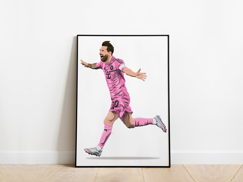 Lionel Messi Club World Cup Inter Miami Poster - KDDesigns6