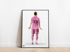Lionel Messi Iron Man Celebration Inter Miami Poster - KDDesigns6