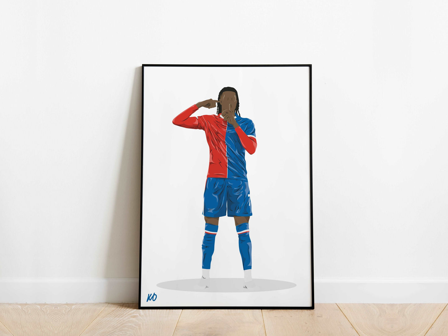 Michael Olise Crystal Palace Poster KDDesigns6