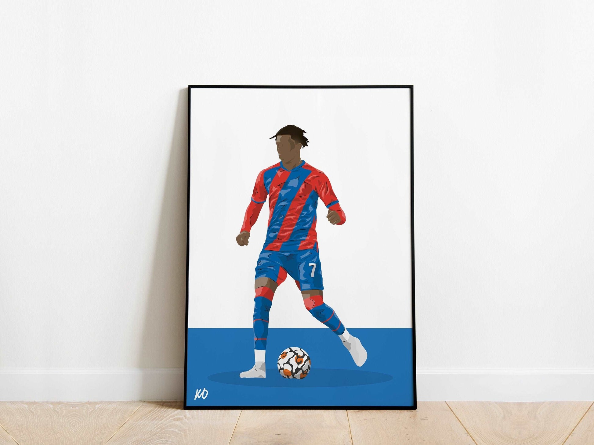 Michael Olise Crystal Palace Poster KDDesigns6