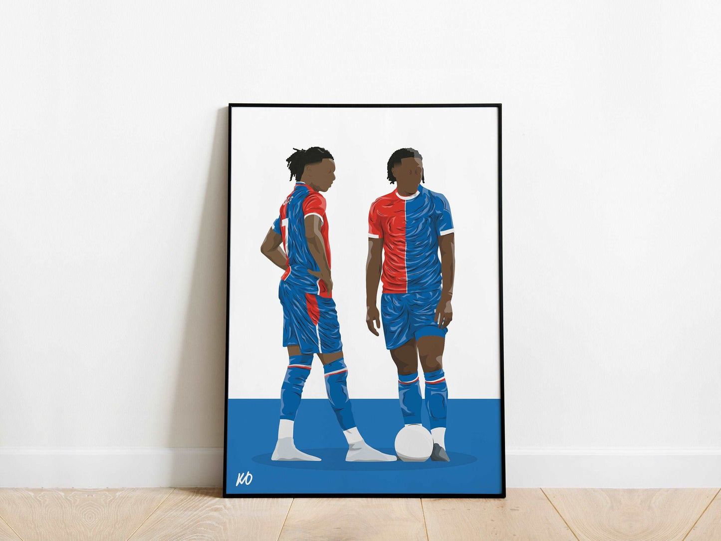 Michael Olise, Eberechi Eze Crystal Palace Poster - KDDesigns6