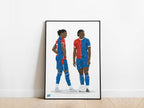Michael Olise, Eberechi Eze Crystal Palace Poster - KDDesigns6