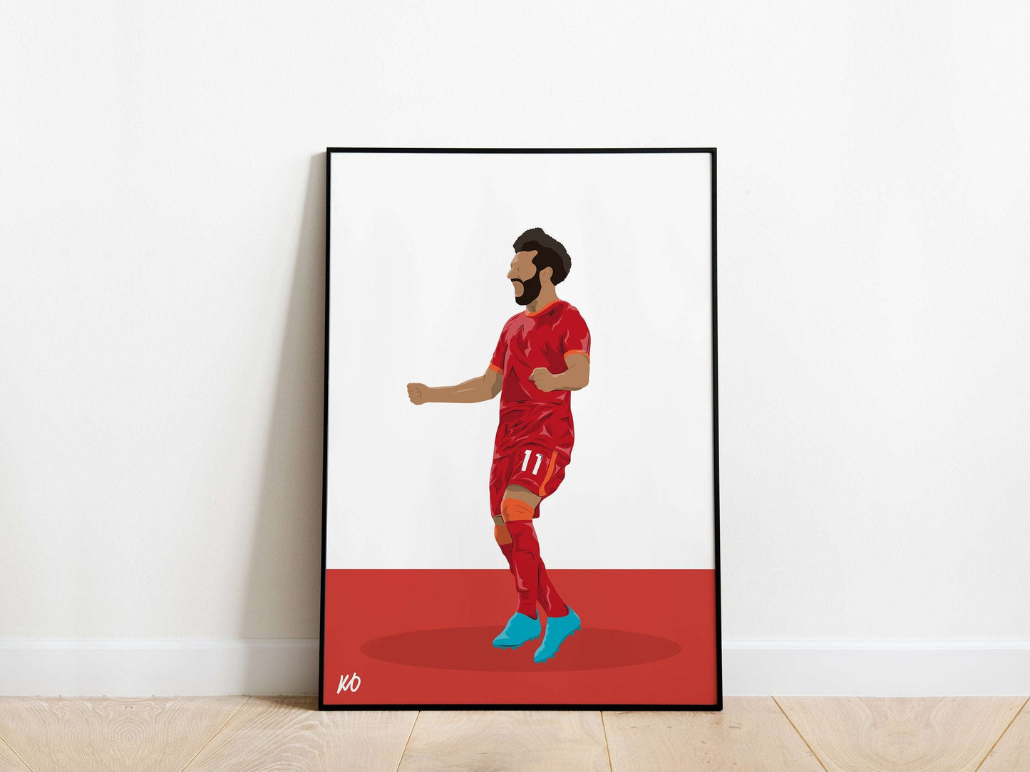 Mo Salah Liverpool Poster KDDesigns6