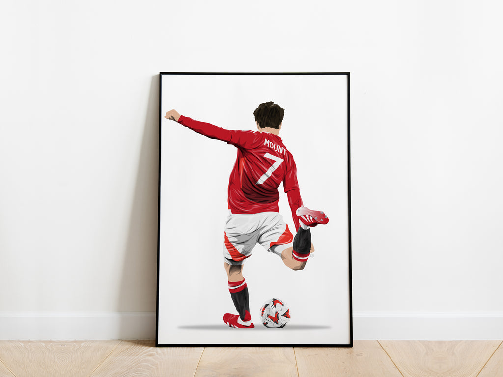 Mason Mount Europa League Semi Final Manchester United Poster - KDDesigns6