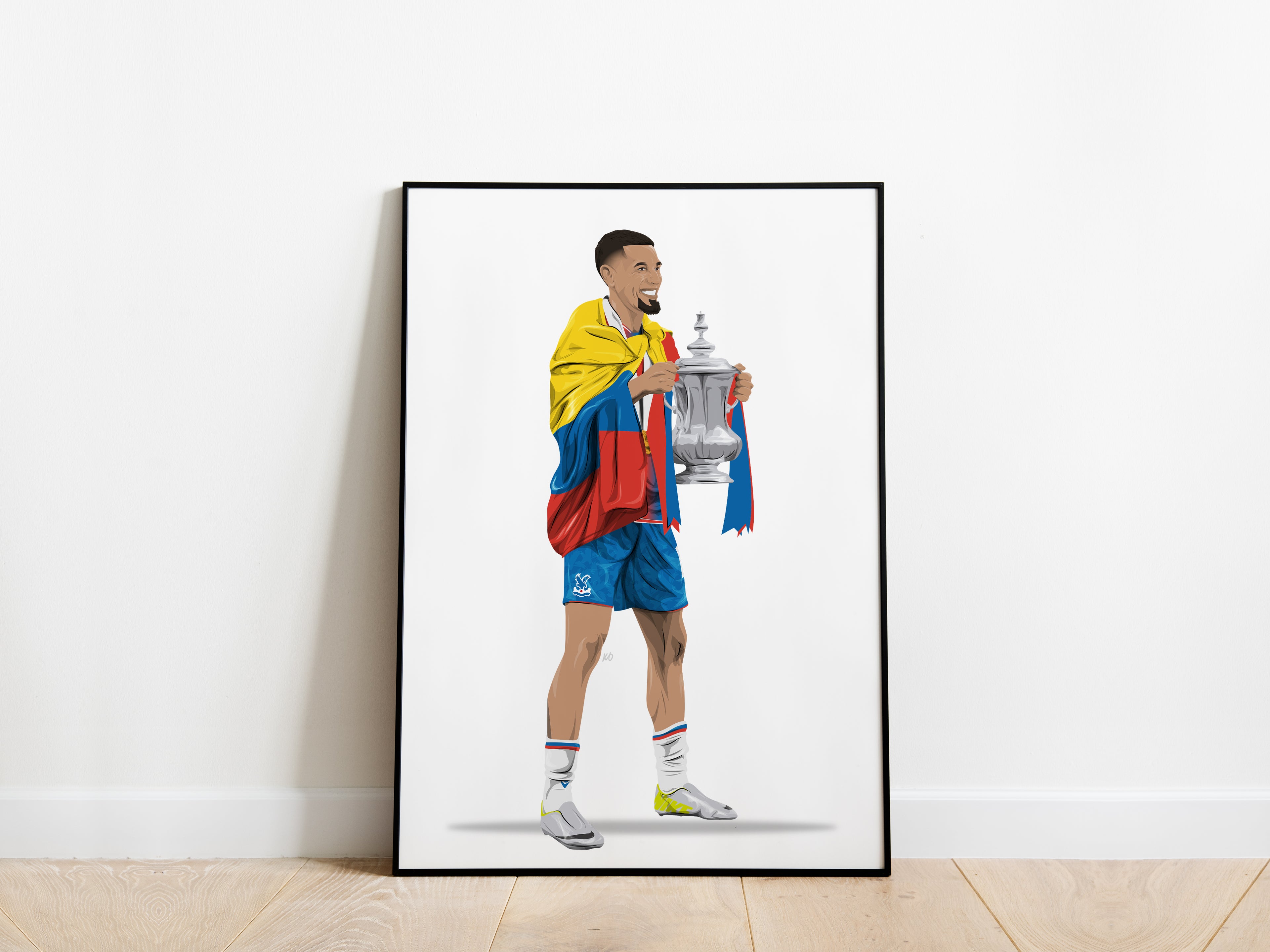 Daniel Muñoz Fa Cup Trophy Crystal Palace Poster - KDDesigns6
