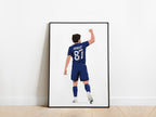 João Neves 25/26 PSG Poster