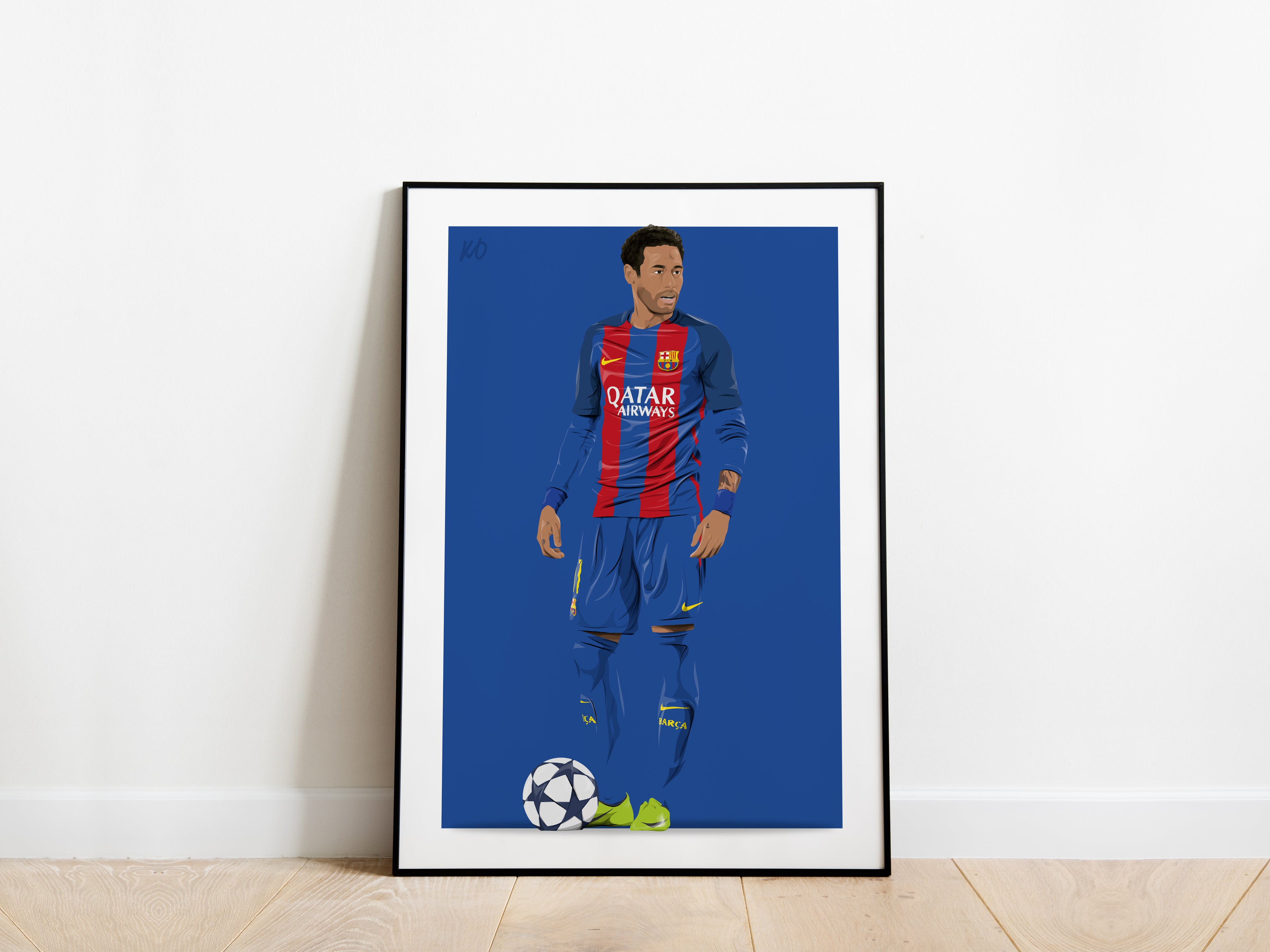 Neymar Jr 2015/16 Barcelona Poster - KDDesigns6