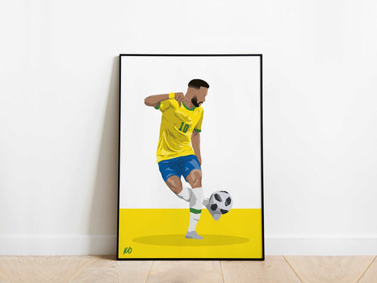 Neymar Brazil Poster KDDesigns6