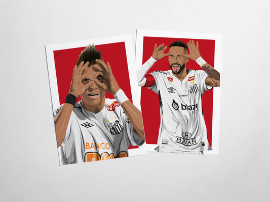 Neymar Jr Portrait Santos FC Bundle