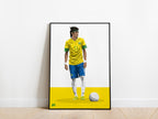 Neymar Jr Brazil Olympics Poster - KDDesigns6