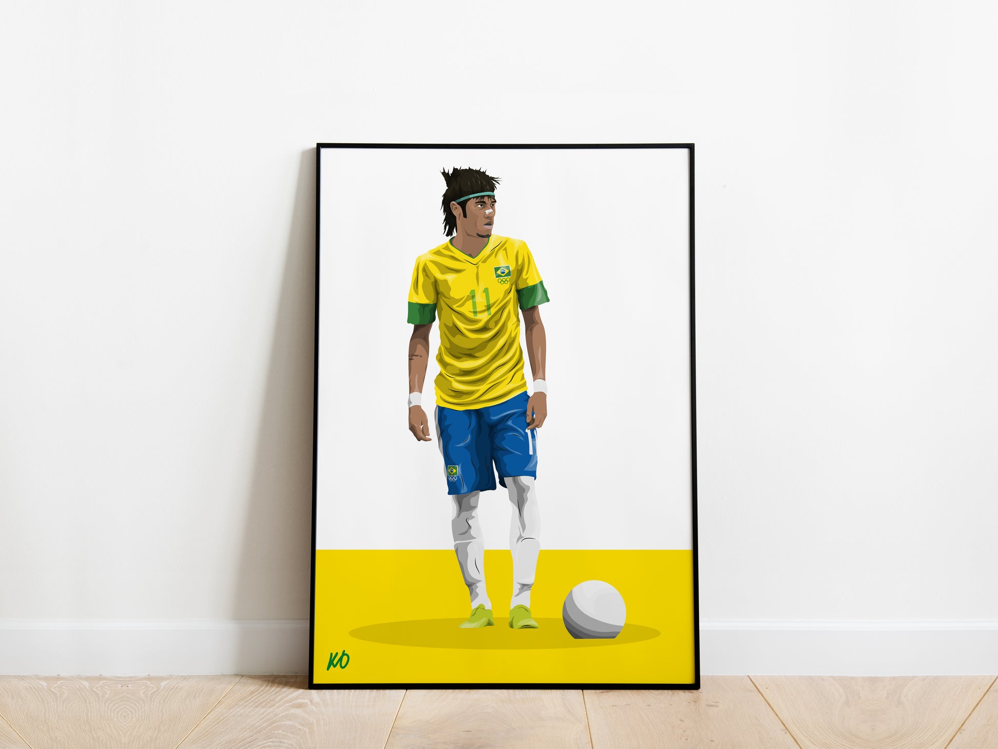 Neymar Brazil Poster - KDDesigns6