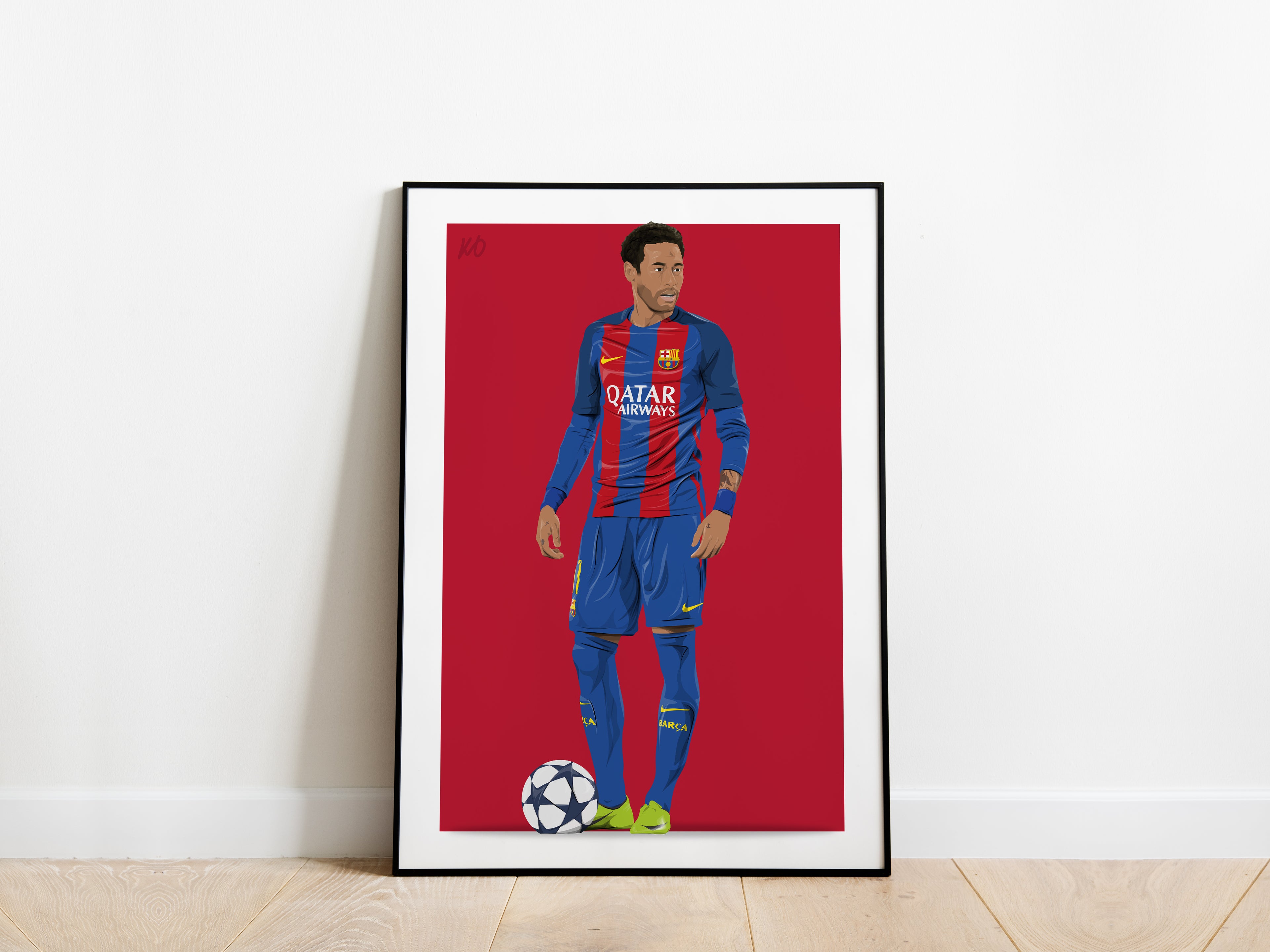 Neymar Jr 2015/16 Barcelona Poster - KDDesigns6