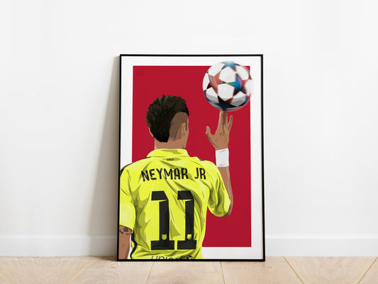 Neymar Jr Barcelona Poster