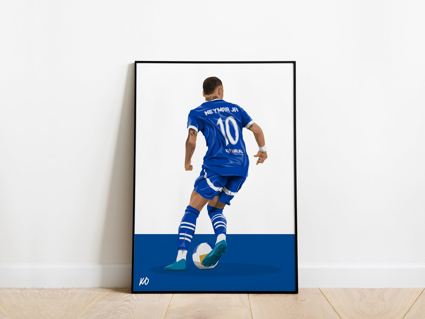 Neymar Jr Al Hilal Poster