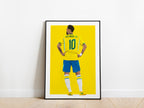Neymar Jr World Cup 2026 Brazil Poster