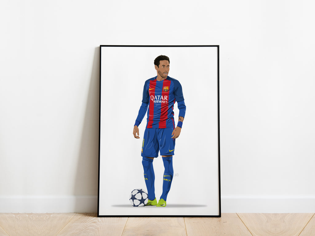 Neymar Jr 2015/16 Barcelona Poster - KDDesigns6