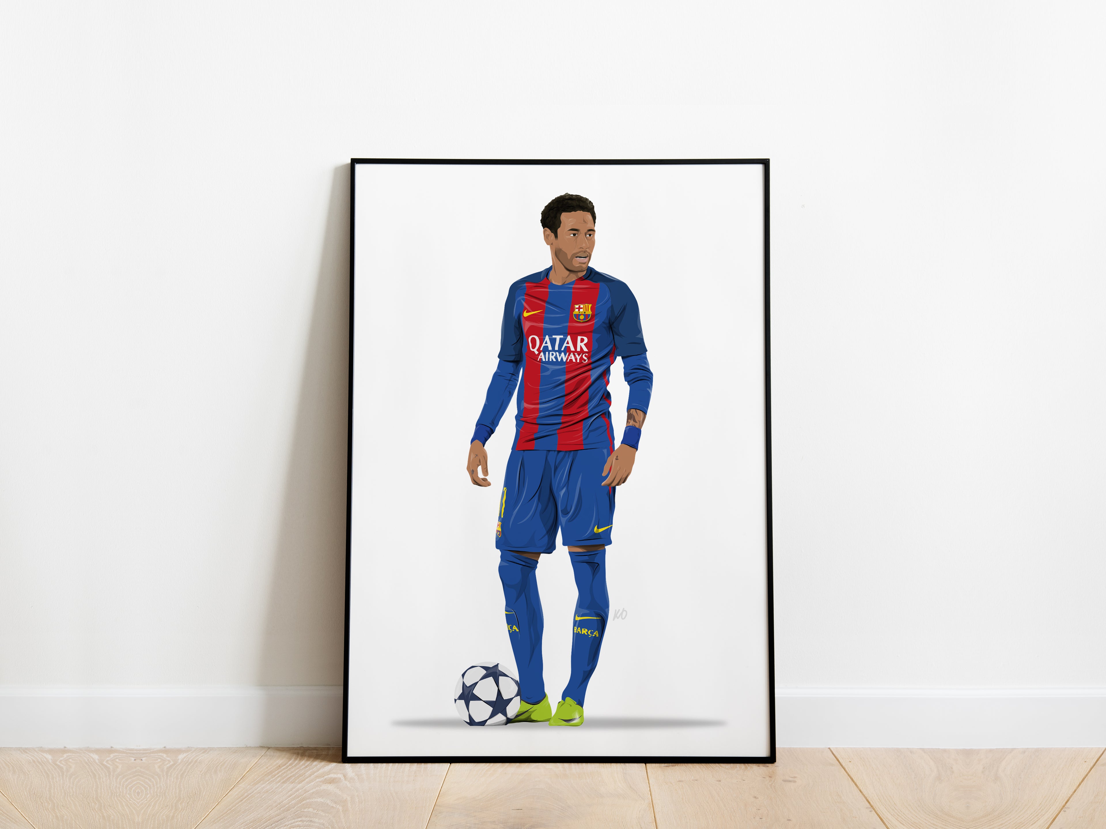 Neymar Jr 2015/16 Barcelona Poster - KDDesigns6