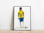 Neymar Jr Brazil Olympics Poster - KDDesigns6